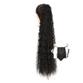 Hair Accessories 1 Pack Long Corn Wave Ponytail Lengthening Synthetic Natural with Drawstring Hairpin Ponytail Extension Women Wigs Hair Pieces For Women(00122inches)