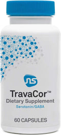 NeuroScience Mood Support Supplement - TravaCor - L Theanine Supplement with 5-HTP &amp More to Help Soothe Stress Encourage Calm Sleep &amp Aid Healthy GABA Activity (60 Capsules)