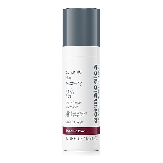 Dermalogica Dynamic Skin Recovery SPF50 Anti-Aging Face Sunscreen Moisturizer Medium-Weight Non-Greasy Broad Spectrum