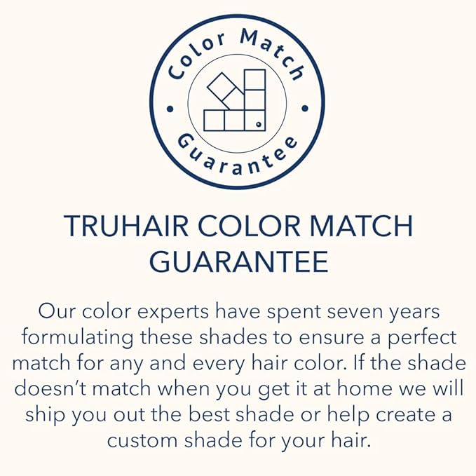 TRUHAIR Color Fibers Root Coverage and Density Booster Refill | Quick-Apply Touch Up Hair Color | Natural Matching Gray Hair Cover Up - 11 Colors Available (Medium Brown)