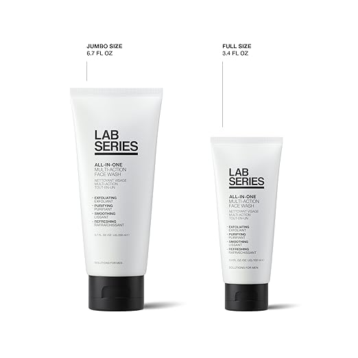 Lab Series Men's All-In-One Multi-Action Face Wash - Face Scrub - Cleanse and Purify Skin - Skin Care for Men