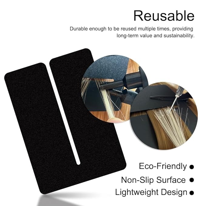 30g UV Hair Extension Glue with 10Pcs Anti-UV Shield Guards Replacement Accessories for UV Lamp Hair Extensions UV Hair Set Seamless Fast Drying Hair Adhesive Invisible Extensions