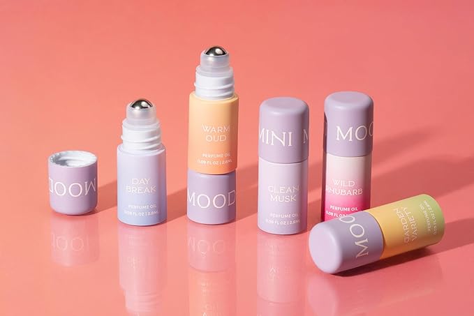 Warm &amp Spicy Mini Perfume Set ? 3 Alcohol-Free Travel-Size Perfume Oils for Layering Long-Lasting TSA-Friendly Fragrance Gift Set