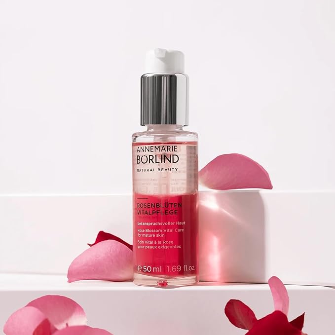 ANNEMARIE B?RLIND ? Rose Blossom Revitalizing Care ? Sustainably Sourced Anti-Aging Face Serum With Valuable Plant Oils for a Vitalized and Smooth Skin ? 1.69 Oz