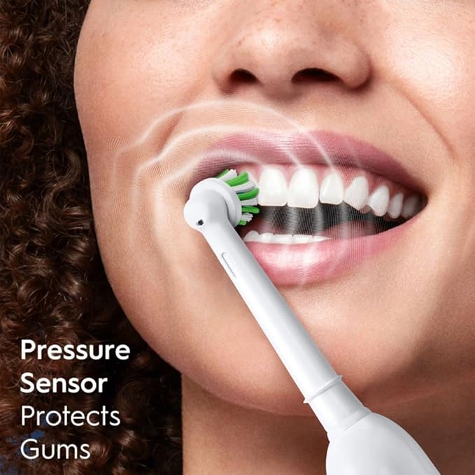 Oral-B Pro 1000 Rechargeable Electric Toothbrush Pink 3 Replacement Brush Heads