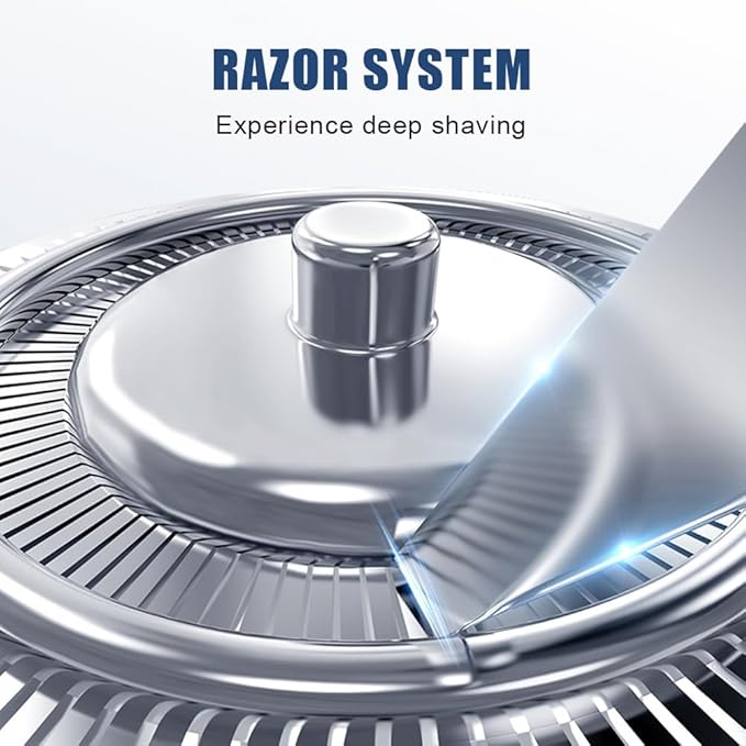 Snapbuy Electric Razor for Men 2025 New Electric Razor 4D Rotary Ipx7 Waterproof Electrics Razors Wet &amp Dry Rechargeable Electrics Shaver LCD Display (2)