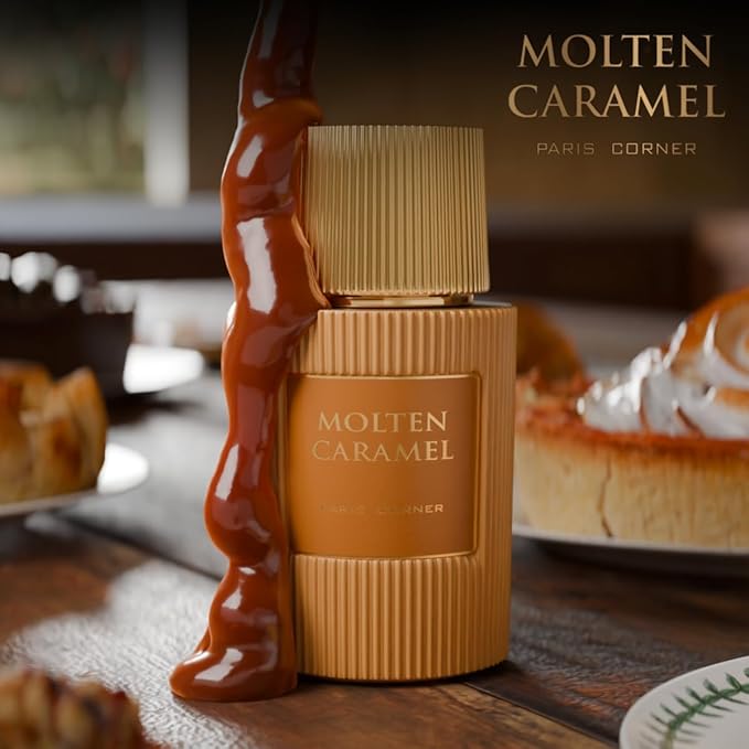 Paris Corner Molten Caramel Edp 3.4 Fl Oz Unisex Fragrance for Men and Women