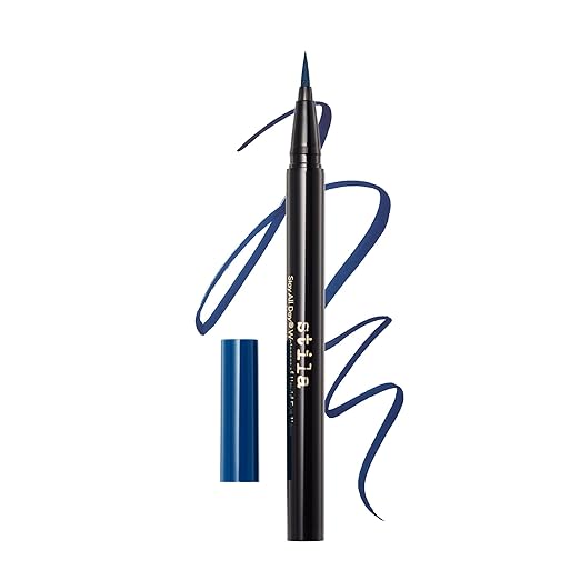 stila Waterproof Liquid Eye Liner Stay All Day Makeup with Fine Brush Tip Lasting Satin Finish Smudge-Proof &amp Transfer-Resistant