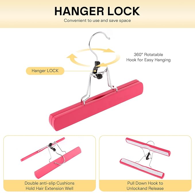 VARIPOWDER 10pcs Wig Storage Bags with Hanger Hair Extensions Storage for Multiple Wigs Dust-Proof Wigs Bag with Strong Holder Home Travel Closet Wigs &amp Accessories