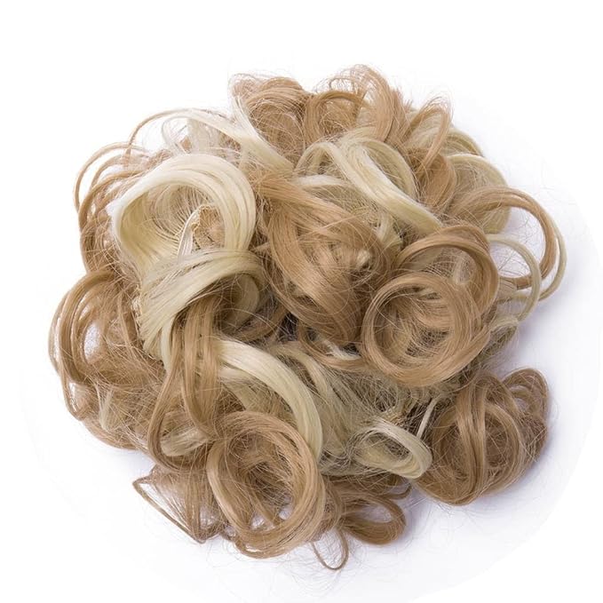 Hair Accessories 80cm Women's Synthetic Bun Messy Bun with Elastic Band Hair Bun Curl Wig Ponytail Extension Hair Extensions Wig Hair Pieces For Women(18H613)