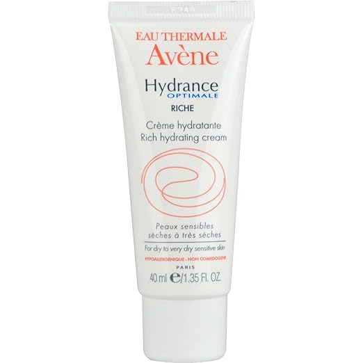 Av?ne Hydrance RICH Hydrating Cream Daily Face Moisturizer Soothes feelings of skin tightness &amp discomfort associated with dryness Dry skin moisturizer Non-Comedogenic 1.3 Oz