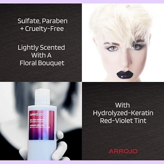ARROJO Ultra Violet Conditioner Floral Bouquet 8.5 Fl Oz