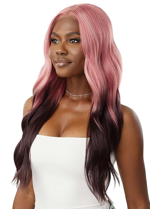 Outre Lace Front Wig -Perfect Hair Line 13X6 - Jaanay (ST AUBURN OMBRE)