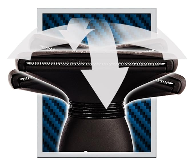 MANGROOMER Lithium Max Plus+ Back Hair Shaver (New 7th Generation) Complete Attachment Head With Shock Absorber Neck &amp New 50% wider Blade Design