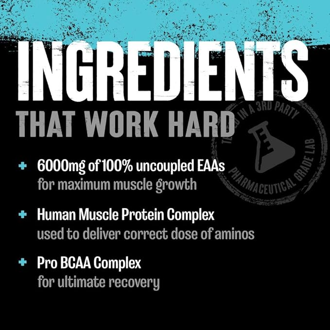 Animal Nitro EAA - Post-Workout Recovery and Repair Supports Lean Muscle Growth Complete Spectrum of Essential Amino Acids &amp BCAA Supplement for Men and Women 44 Packs