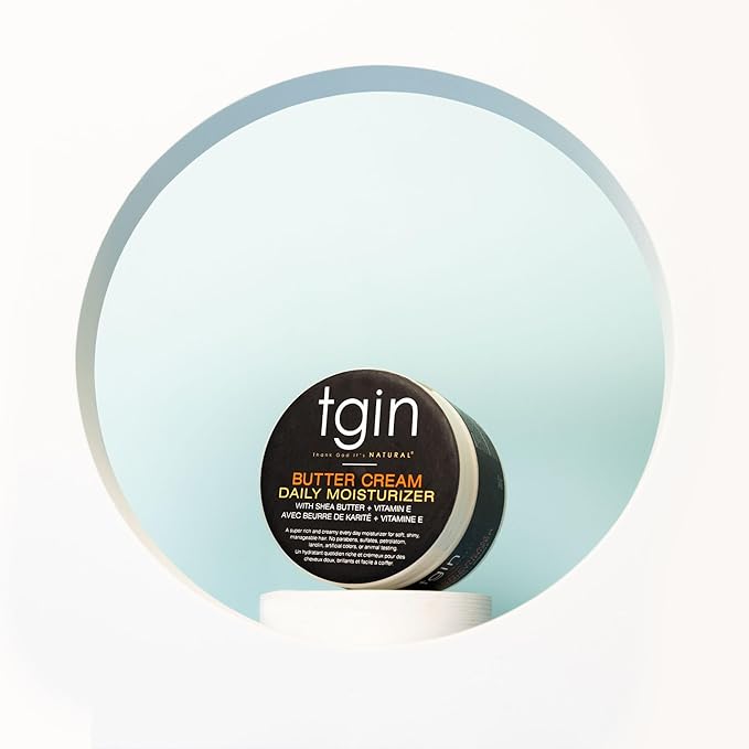 tgin Butter Cream Daily Moisturizer and Honey Miracle Hair Mask Duo for Curly Coily and Wavy Hair Rich Moisture and Deep Conditioning for Dry Hair 12 oz (Set)
