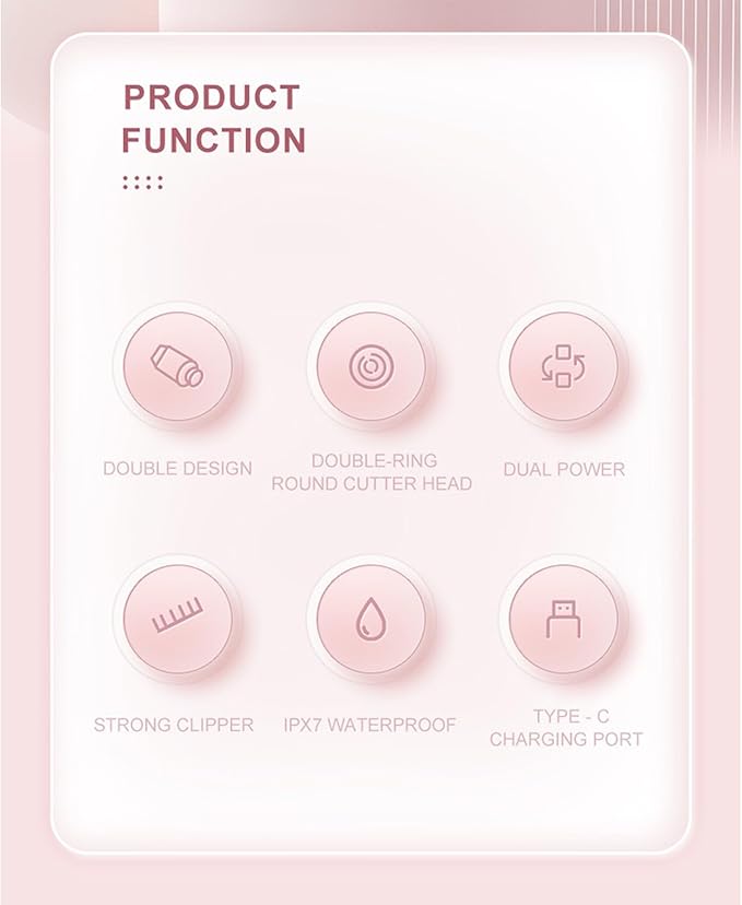 Electric Razors Shaver for WomenElectric Razor 2 in1 Body &amp Facial Diffuser Hair Removal Double Head Trimmer for Face Underarm Legs Winter &amp Mother Gift (Pink)