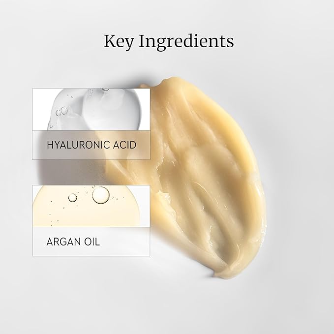 LA PUISSANCE Premium Argan Oil Hair Mask - Deep Hydration Nourishing Treatment for Dry Color-Treated Hair - Anti Frizz Moisturizing - for Home and Salon Use - 8 fl oz