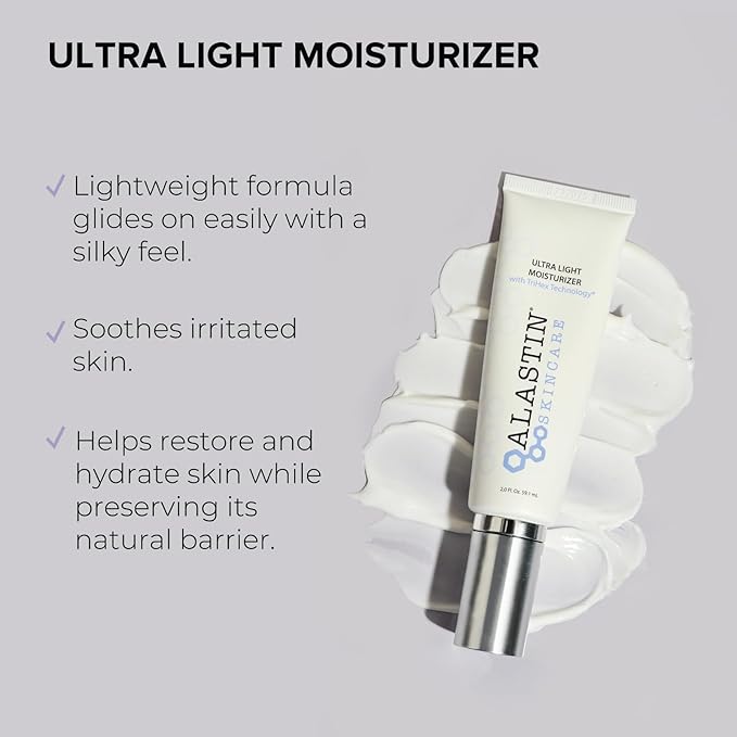 ALASTIN Skincare Ultra Light Daily Face Moisturizer (2 oz) | Hydrating Skin Cream | Anti-Aging Formula Supports New Collagen &amp Elastin Production