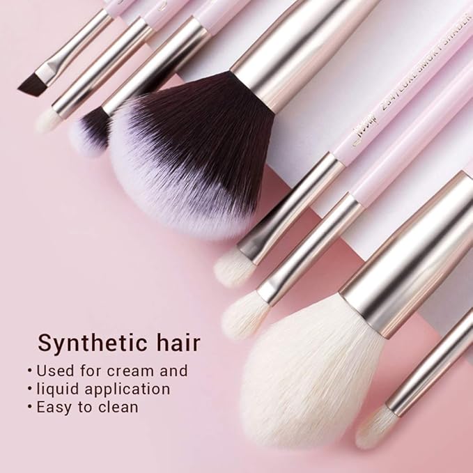 Jessup Makeup Brushes Set Professional Makeup Brush Eyeshadow Blending Powder Foundation Blusher Concealer 25pcs with Cosmetics Storage Box Blushing Bride T295