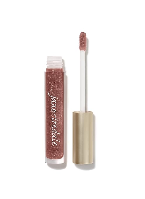 jane iredale HydroPure Hyaluronic Lip Gloss | Hydrating Gloss Plumps Exfoliates and Smooths | Non-Sticky | Vanilla Scent | Vegan and Cruelty Free