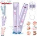 2 in 1 Bikini &amp Body Trimmer Comfort 2 in 1 Electric Lady Shaver Bikini Trimmer for Women Pubic Hair Double-Headed Waterproof Wet and Dry
