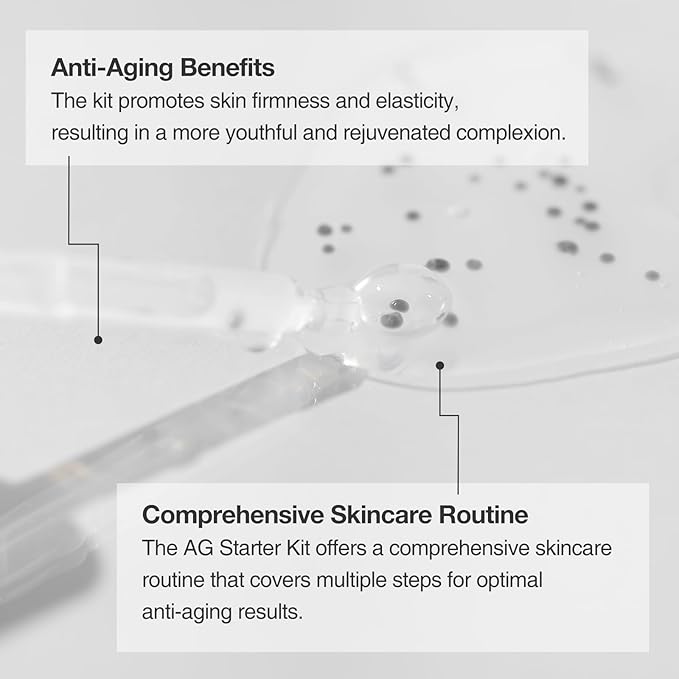 OxygenCeuticals AG Starter Kit ? Anti-Aging Kit Nutrient Toner 30ml Caviar Protein Fluid 15ml &amp Age-Defying Caviar Cream 30ml