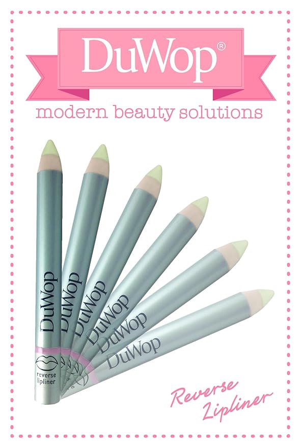 DuWop Cosmetics Reverse Lipliner Nude ? Colorless Matte Pencil to Perfectly Shape Lips and Prevent Lipstick Feathering