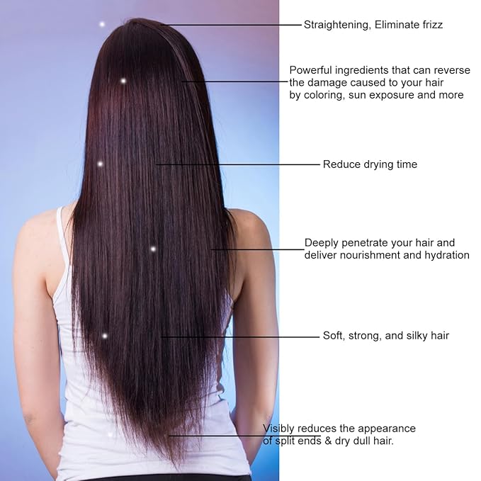 KERATIN RESEARCH Instant Keratin Hair Treatment Express Formula Straightens Smooths Repairs 4-6 Months Professional Grade Results at Home/Salon