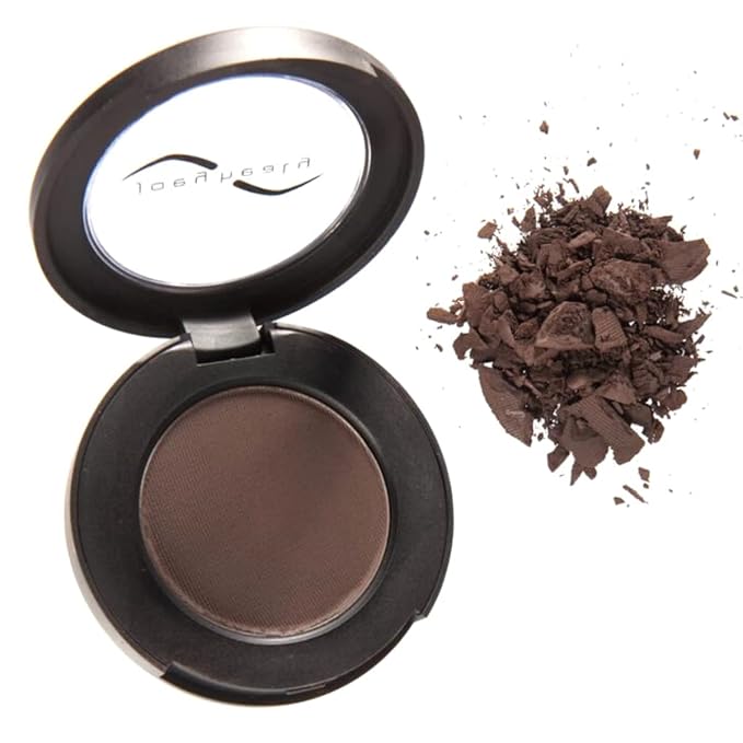 Joey Healy Luxe Brow Powder Natural and Soft Definition Eyebrow Powder Waterproof Brow Makeup Formula Tobacco (Brunette)