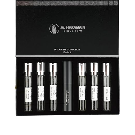 Al Haramain Discovery Collection - Laventure for Unisex Adult - 6 Pc Mini Gift Set 0.33oz LAventure EDP Spray (Mini) Perfume Atomiser