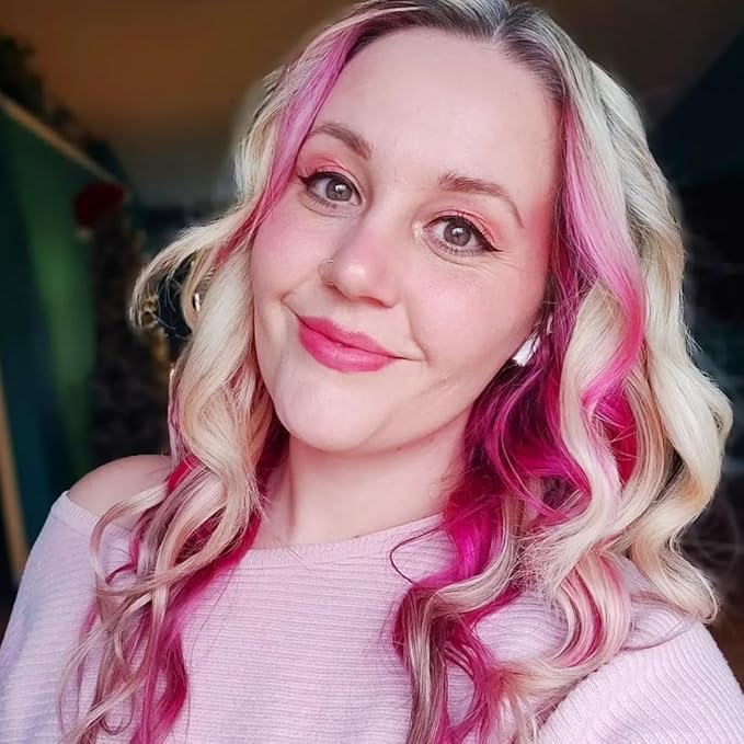 Overtone Semi Permanent Hair Color Conditioner Pastel Magenta is Magenta Morning 8 oz Nourishing Damage-Free Color Depositing Mask for All Hair Types with Shea Butter &amp Coconut Oil Vegan