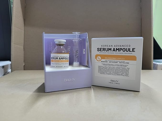 BR?UN SD - Control Salmon DNA Ampoule - Micro Needling Korean Serum Booster for Face and Body to Use with and without Derma Pen Microneedling Skin Care Serum 1.18 fl.oz