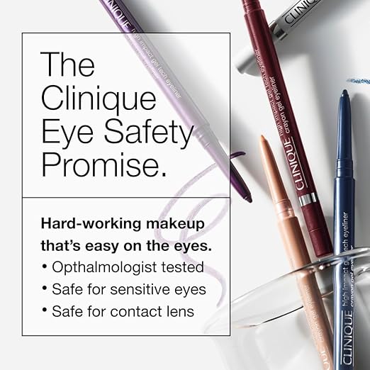Clinique High Impact Gel Tech Eyeliner | Waterproof Smudge Resistant + Safe For Sensitive Eyes