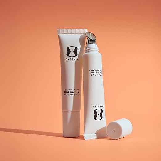Oneskin LIP SPF OS-01 Peptide Broad Spectrum SPF 15 Mineral Sunscreen- Scientifically Proven to Protect Skin from UV Aging Includes Potent Antioxidants For All Skin Types 7 mL / 0.2 Fl Oz