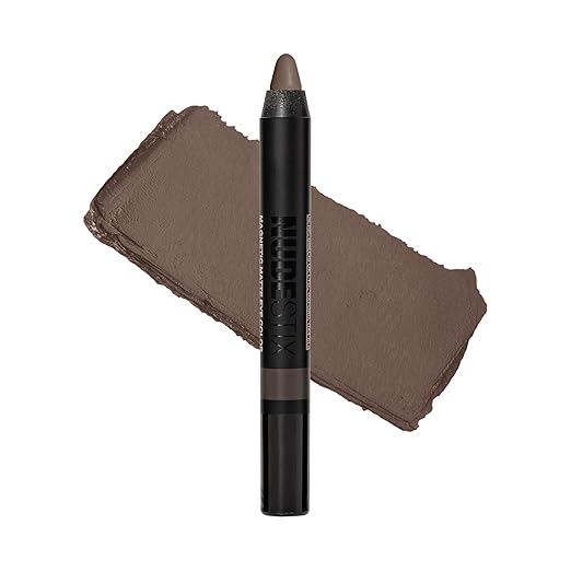 Nudestix Magnetic Matte Eye Color ? 3-in-1 Long-Wear Cream Eyeshadow Pencil Eyeliner &amp Primer | Waterproof Budge-Proof Matte Finish | Vegan &amp Cruelty-Free Eye Makeup