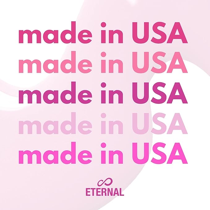 Eternal Pink Nail Polish Set for Women (SO PINK) - Pastel Pink Nail Polish Set for Girls - Long Lasting &amp Quick Dry Natural Nail Polish Kit for Home DIY Mani Pedi - Made in USA 13.5mL (Set of 5)