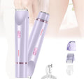 Comfort 2 in 1 Electric Lady Shaver Razor for Women Dual Head Electric Hair Trimmer for Women Ipx7 Bikini Trimmer (Purple)
