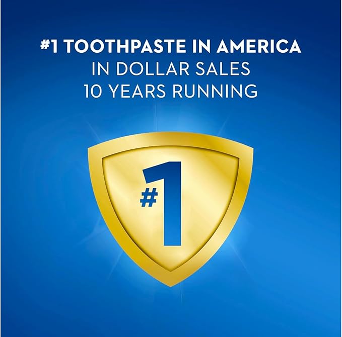 Crest Fluoride Cavity Protection Toothpaste 8.2 Ounce Regular Paste Bulk Toothpaste Prevents Cavities Before They Start (8 Pack)