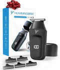 HUMMINGBIRD MK1 Compact Trimmer ? Portable Electric Beard &amp Body Hair Trimmer for Men Cordless USB-C Rechargeable Face &amp Body Groomer Travel Shaver Travel Pouch Great Gifts for Men Dad