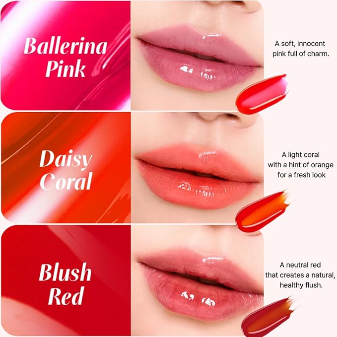 Peel Off Waterproof Lip Tattoo 6g - 24h Long Lasting Korean Lip Stain Transfer Proof Matte Blush Red with plumping effect (Daisy Coral)