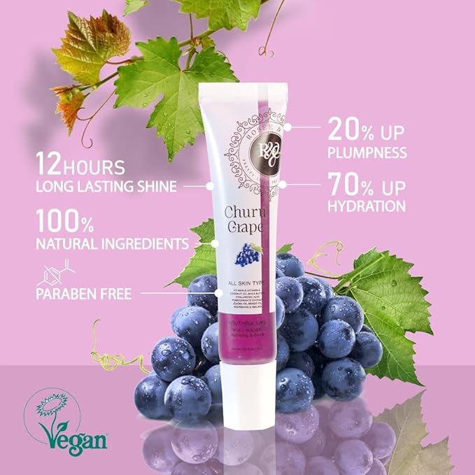 ROS?E &amp CO Rosee Lip Gloss Vegan &amp Cruelty Free Treatment Professional Make up Long Lasting Glossy with Shea Butter Moisturize Protect &amp Smooth High Shine Non-Sticky - Set of 8-2