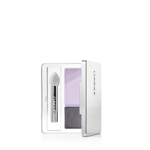 Clinique All About Shadow Duo Eye Shadow Makeup | Safe For Sensitive Eyes | Buildable + Long-Wearing Color | Smooth Easy Application | Buildable + Long-Wearing Color | Smooth Easy Application