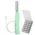 SPA SCIENCES - SIMA Patented Dermaplane Razor for Women Face ? Painless 2-in-1 Facial Exfoliation &amp Peach Fuzz Hair Removal ? Anti-Aging ? 3 Speeds ? Rechargeable ? 7 Weeks Treatment