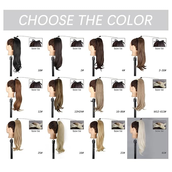 FRANCES Fake Hair Bun Synthetic Messy Bun Women Fashion Long Curly Wig Headband Style Bun Ponytail Hair Extensions Hair Comb Bun Wig Hair Accessories (Color : 12 Size : 22inches-55cm)