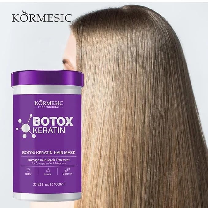 Keratin Hair Mask 33.82 fl. oz Damage Repair Treatment for Dry &amp Frizzy Hair Professionals choice