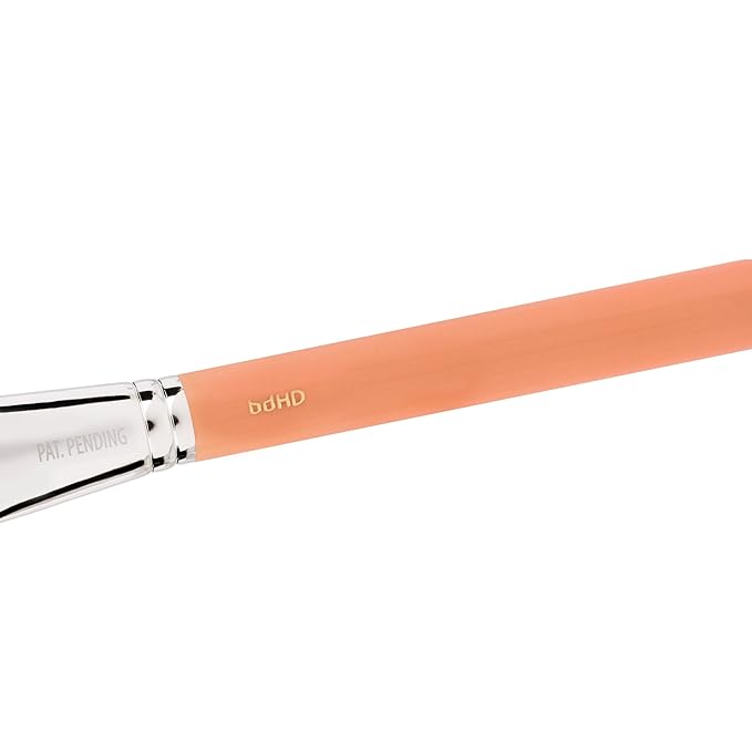 Bdellium Tools Professional Makeup Brush - Pink Bambu Series 968 BDHD Phase II Small Foundation/Contour - With Soft Synthetic Fibers For Versatile Application &amp Blending (Pink 1pc)