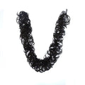 Hair Accessories Messy Bun Ponytail Hair Extensions 80cm Long with Elastic Rubber Band Synthetic Fluffy Wrap Wig Women Hair Bun Hair Pieces For Women(#1B)