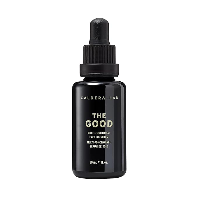 Caldera + Lab The Good | Men's Organic Moisturizing Face Serum for Dry Sensitive &amp Normal Skin ? Vegan Natural &amp Antioxidant Packed Skincare Facial Oil