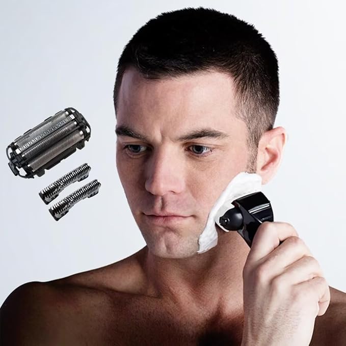 WES9025PC ES-LA63AA ES-LA63-S Men's Electric Razor Replacement Inner Blade &amp Outer Foil Set for Panasonic A-RC4 4-Blade Shaver ES-LA63AA ES-LA63-S